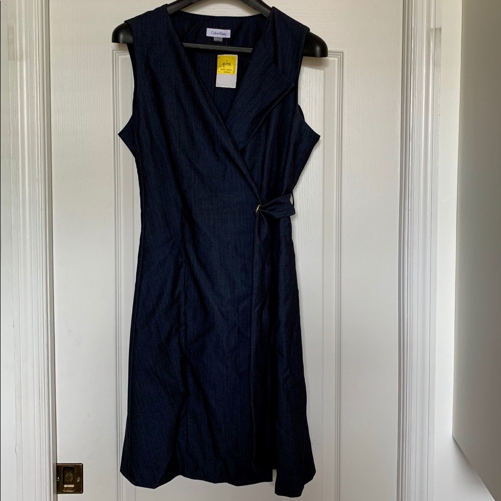 Gorgeous dark denim dress